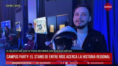 Campus Party: el stand de Entre R&iacute;os acerca la historia regional